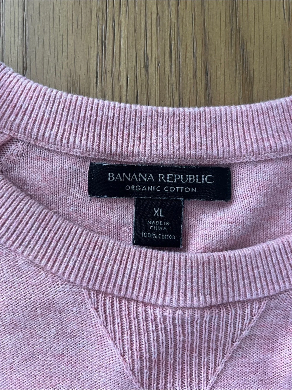 Banana Republic Men’s Lightweight Crewneck Sweater - Pink